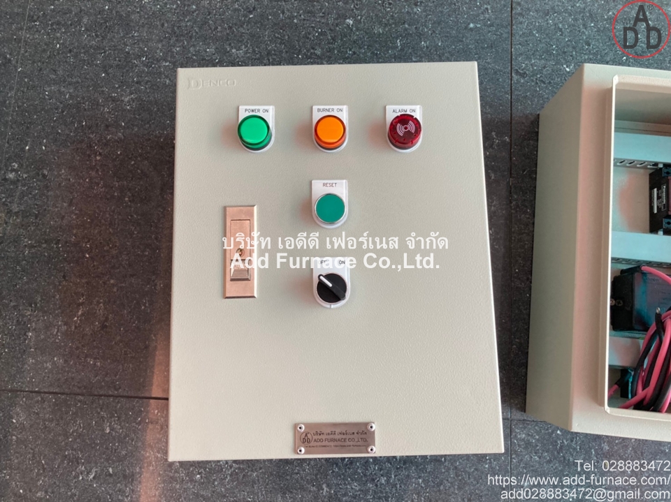 ตู้ควบคุมสำหรับหัวเตาอินฟาเรด หรือเตาแก๊สต่อหัว,Burner Control Power Control Panel (7)